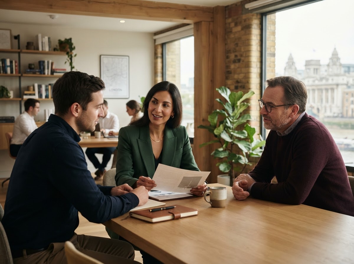 Fair Stakement analyst reviewing portfolio data on a laptop while working remotely
